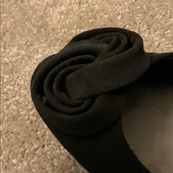 ‘Fiona’ Heels - Black Faux Suede - Picture 3 of 4